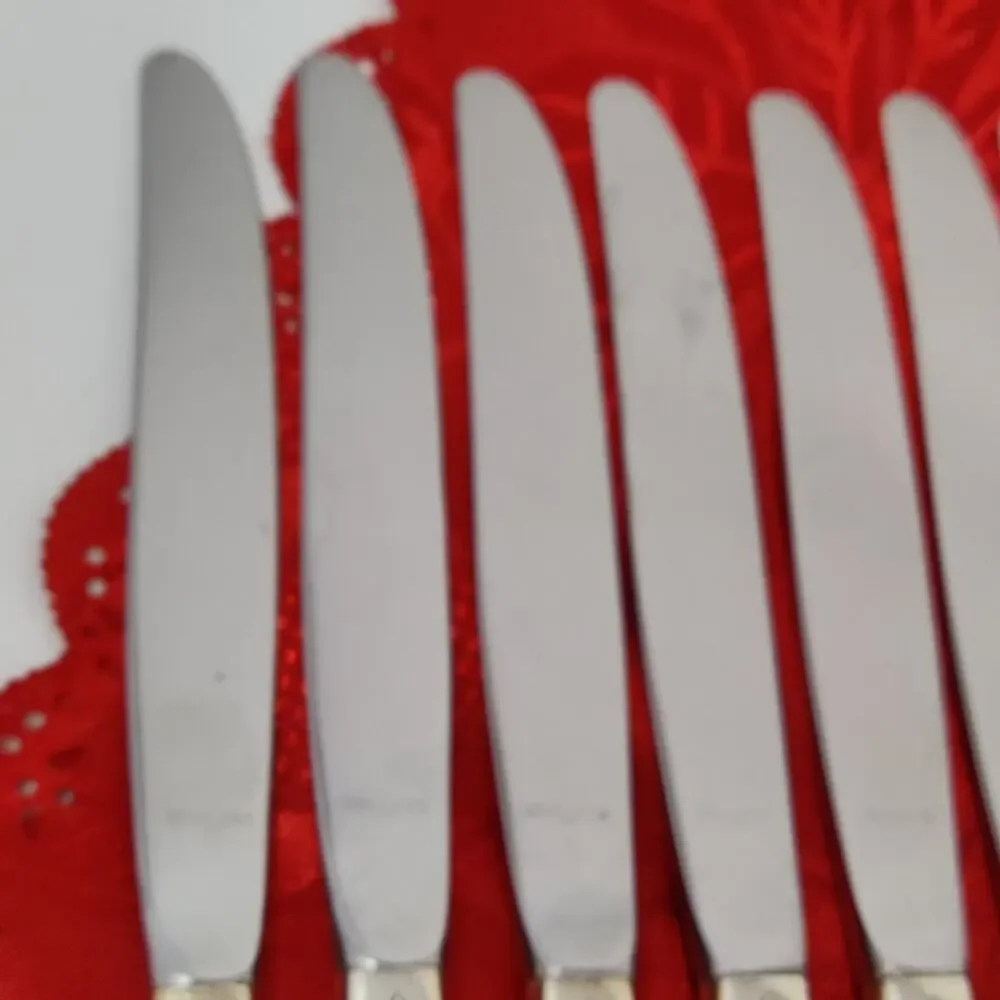8X BK Rogers Bros ADORATION International SilverPlate Butter Knives